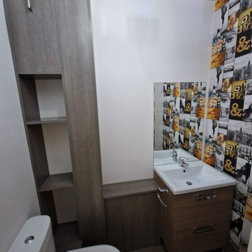 Bathroom Installation Pipe Coverage – After