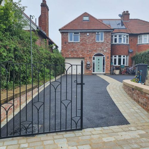 Full Driveway Renovation Including Path, Tarmac, Brick Wall and Gate installation
