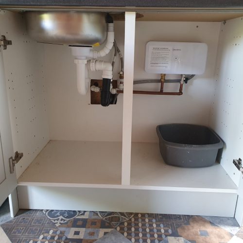 Kitchenette Build, Installation and Plumbing