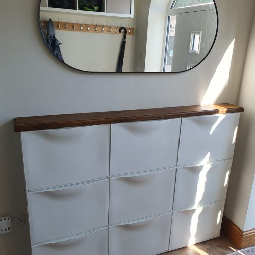 Shelving and Shoe Storage Build and Installation