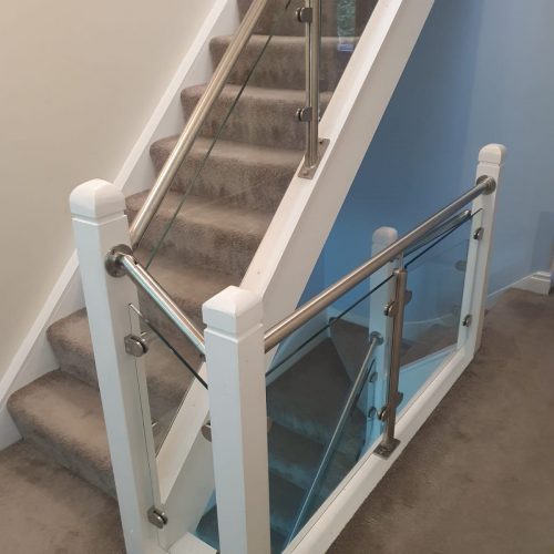Staircase Bannister Renovation – After