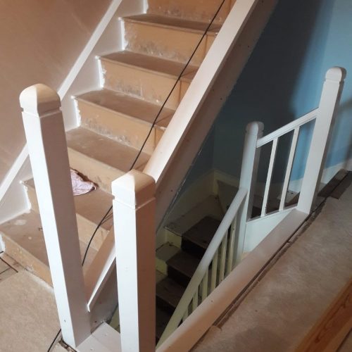 Staircase Bannister Renovation – Before