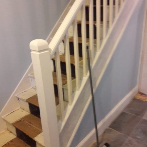 Staircase Bannister Renovation – Before